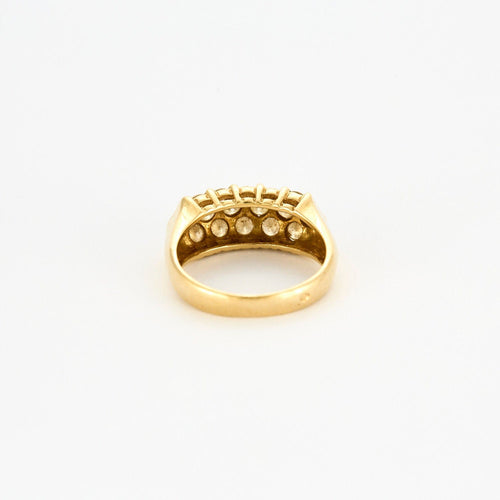 Bague 52.5 Bague or jaune diamants 58 Facettes LP979/11