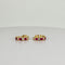 Boucles d'oreilles Boucles d’oreilles créoles avec rubis et diamants en or jaune 14k 58 Facettes 2512013