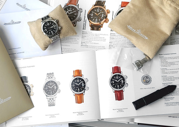 Jaeger-LeCoultre Master Compressor SERVICED by JLC Steel 148.8.60 Cal 960 58 Facettes