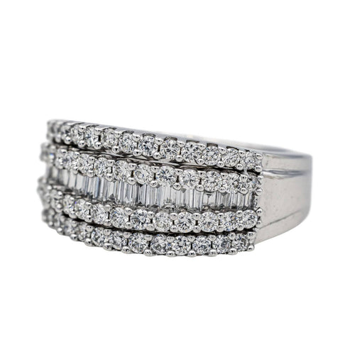 Bague 53 Bague Or blanc Diamant 58 Facettes 3858359RV