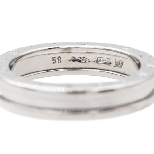 Bague 58 Bulgari Bague B.Zéro1 Or blanc 58 Facettes 3334340CN