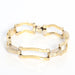 Bracelet Bracelet ajouré en or 18 carats avec pampilles ondulées 58 Facettes E361770