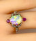 Bague 53 Bague en or jaune, opale, diamants et rubis. Vers 1900. 58 Facettes AB639