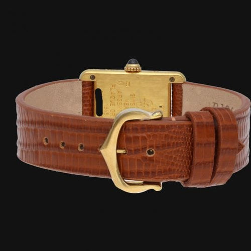 Montre Cartier Montre Tank Vermeil 58 Facettes MT44800