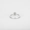 Bague 54 Solitaire or blanc serti de diamants 58 Facettes 3121216