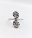 Bague 56.5 Bague Toi et Moi platine diamants 1920's 58 Facettes A03787