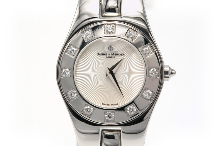 Montre Montre Baume & Mercier Linea - Acier - Diamants - 65338 58 Facettes 21742
