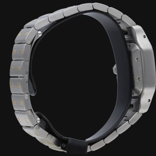 Orologio Cartier Orologio Santos De Cartier Galbee Pm 58 Facettes MT45189