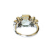 Bague 55 bague en or avec diamants et aigue-marine 58 Facettes Q163B