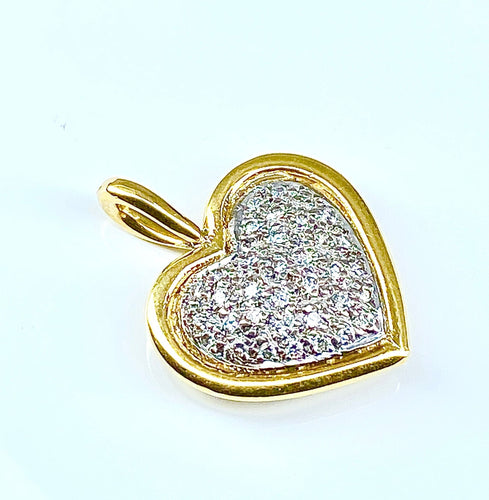 Pendentif Pendentif coeur 34 diamants 58 Facettes AB305