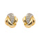 Boucles d'oreilles Boucles d'oreilles Puces Or jaune Diamant 58 Facettes 4137851CN
