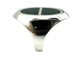 Bague 51 HERMES. Collection "Chaine d'ancre verso", bague en argent 58 Facettes