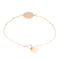 Bracelet Ginette NY Bracelet Mini ever disc Or rose Diamant 58 Facettes 2682437CN