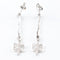 Boucles d'oreilles Longues boucles d'oreilles en or blanc 18 carats serties de diamants taille brillant 58 Facettes VV1-E