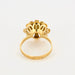 Bague 51 Bague fleur or jaune diamants 58 Facettes