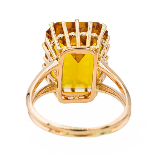Bague 57 Bague  Or rose Citrine 58 Facettes 3257409RV