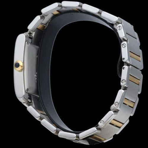 Montre Cartier Montre Tank Francaise Moyen Or Acier 58 Facettes MT43900