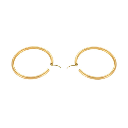 Boucles d'oreilles Anneaux d'oreilles en or jaune 58 Facettes COL28822