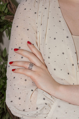 Bague 54 Mauboussin Bague  Bandeau  Or blanc 58 Facettes 4098642RV