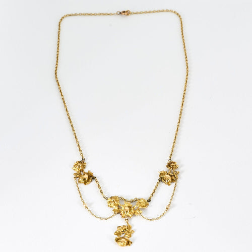 Collier Collier Draperie Perles Fines 58 Facettes