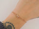 Bracelet bracelet CHAUMET jeux de liens en or rose 18k 3gr 10 diamants 0.1ct boite 58 Facettes 271111
