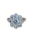 Bague 53 Bague Marguerite, en or blanc 18k et diamants 58 Facettes