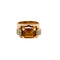 Bague 58 Bague chevalière or jaune et gris, diamants et citrine 58 Facettes ALE42294