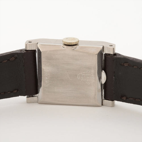 Montre Rolex - Montre Precision vintage en or blanc 18 carats avec coffret 58 Facettes