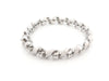 Bracelet vintage bracelet art deco serti de 19 diamants 1.9ct en or blanc 18k 35gr 58 Facettes 265184