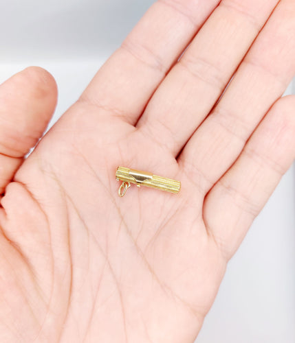 Pendentif Pendentif mezouzah vintage or jaune 58 Facettes A05545