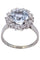 Bague 57 Bague ancienne aigue-marine et diamants 58 Facettes 086791