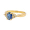 Bague 53 Bague Or jaune Saphir, Diamant 58 Facettes 3683065CN