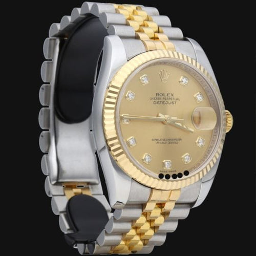 Montre Rolex Montre Date Just 36 58 Facettes MT42529