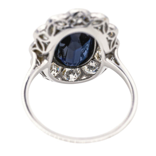 Bague 53 Bague  Pompadour   Platine Saphir, Diamant 58 Facettes 4250490CN