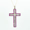 Ruby Diamond Cross