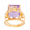 Bague 53 Bague   Cocktail Or jaune Améthyste 58 Facettes 4471733CN