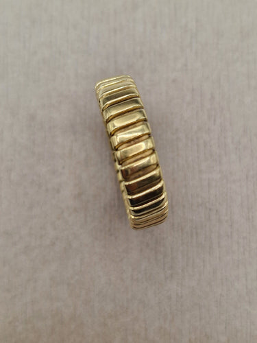 Bague 52 Bague Tubogas en or jaune 58 Facettes