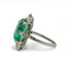 Bague 53 Bague art déco - émeraude colombienne 7.99 carat sur or et platine 58 Facettes 1204