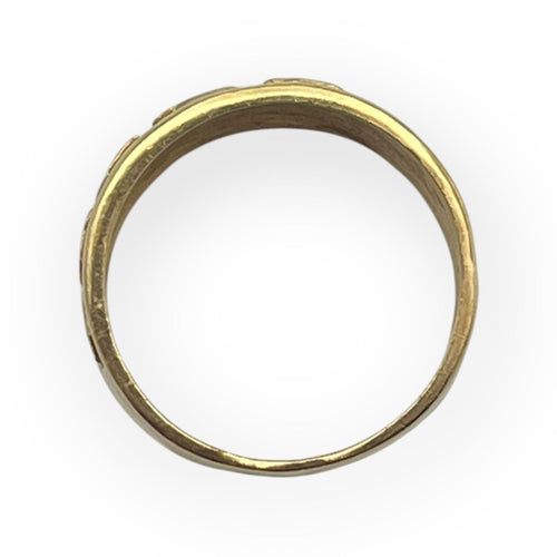 Bague 59 Bague grecque en or jaune 58 Facettes 149053861