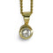 Collier Collier or jaune et diamant 0,30 ct 58 Facettes