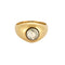 Bague 58 Bague en Or jaune, blanc et diamants 58 Facettes LJ29