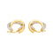 Boucles d'oreilles Boucles d'oreilles  Créoles  Or jaune, Or blanc 58 Facettes 4815899CN