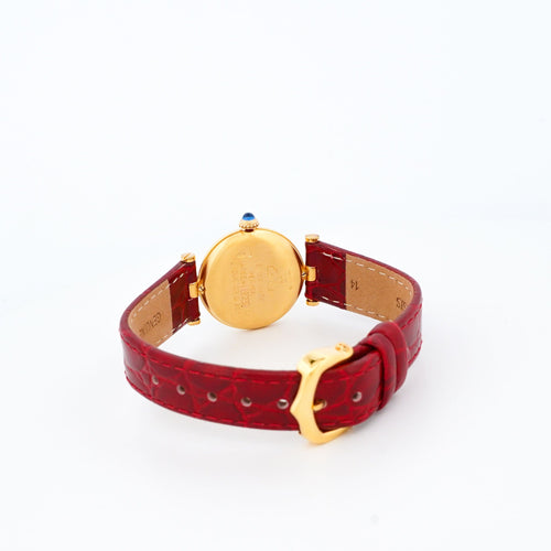 Cartier Must Vendôme - Lemon roman dial - SM 58 Facettes