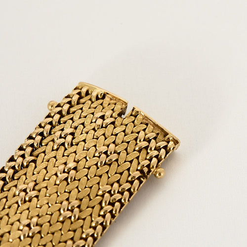 Brățară mare din aur galben la Zașiu poloneză 