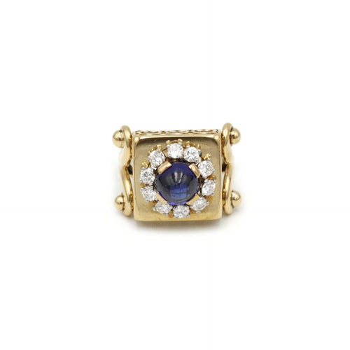 Bague 49 Bague or, saphir et diamants 58 Facettes 240150R