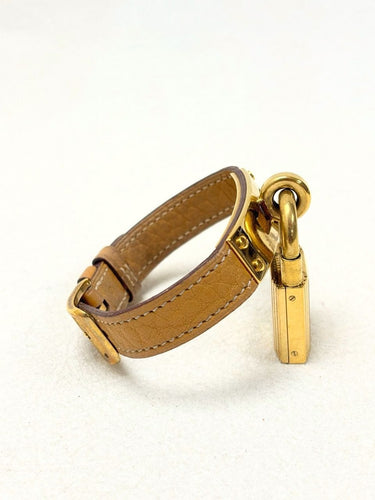 Montre Hermès - Montre Kelly en plaqué or, bracelet cuir camel 58 Facettes WC-2025-2302