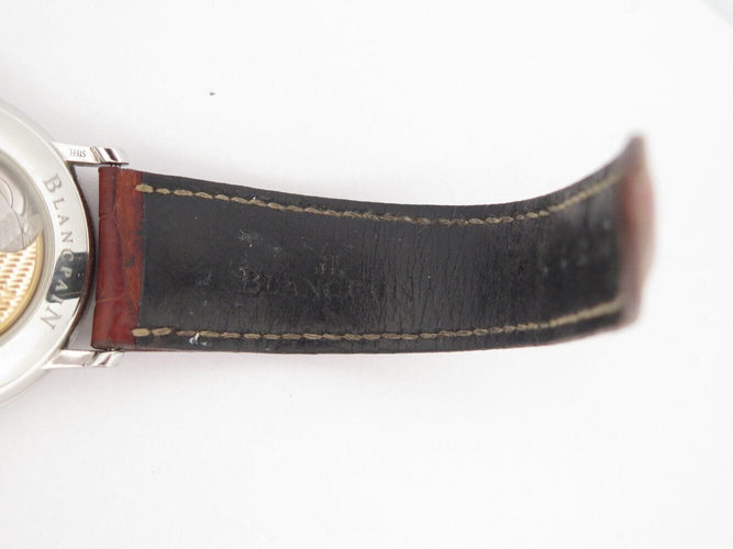 Montre montre BLANCPAIN villeret ultra plate 6651-1127-55b 40mm acier auto 58 Facettes 272432