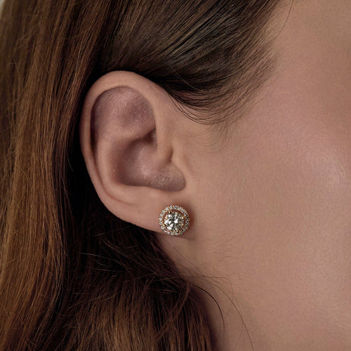 Boucles d'oreilles Boucles d'oreilles en Or jaune et Diamants 58 Facettes