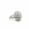 Bague Bague Fleur Or blanc et Diamants 58 Facettes 1.0000435/3