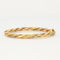 Bracelet Bracelet torsadé 3 ors 58 Facettes LP613